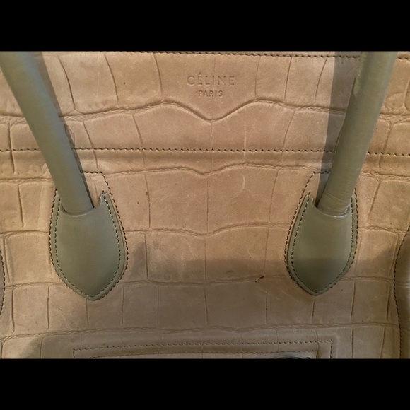 Celine phantom croc embossed handbag - Picture 2 of 6